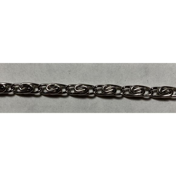 Vintage Womens Mad by Design Clutch Purse Snail Chain Rhinestone Knob Brown NOS - Picture 9 of 15